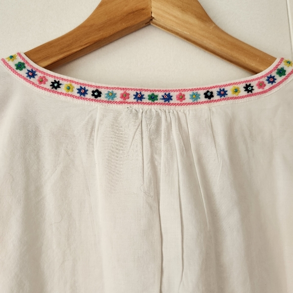 Talbots Tops Size Lp Tunic Beaded Blouse - Picture 8 of 8